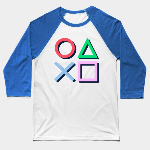 Playstation Baseball T-Shirt by allysontx